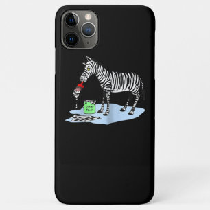 Painting Funny Cartoon Zebra Painting Case-Mate iPhone Case