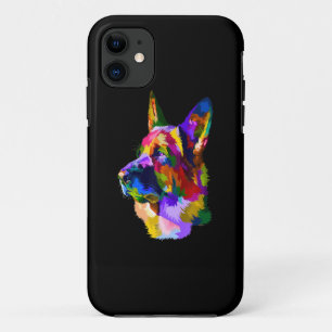 Painting German Shepherd Painting Art Pet Dog Mum Case-Mate iPhone Case