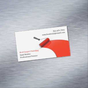 Painting Magnetic Business Card