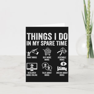 Painting Miniatures Tabletop Wargame Board Games E Card