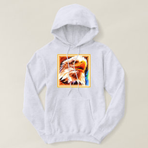 Painting of a Stunning Eagles Face. Buy Now Hoodie