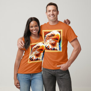 Painting of a Stunning Eagles Face. Buy Now T-Shirt