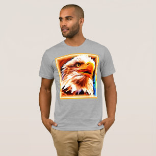 Painting of a Stunning Eagles Face. Buy Now T-Shirt