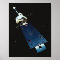 Painting of a Weather Satellite