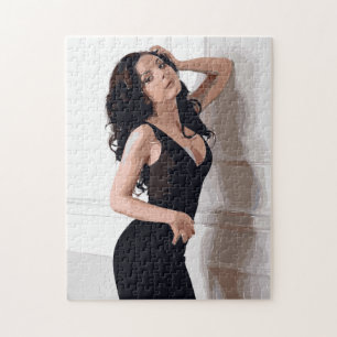 PAINTING OF A WOMAN JIGSAW PUZZLE