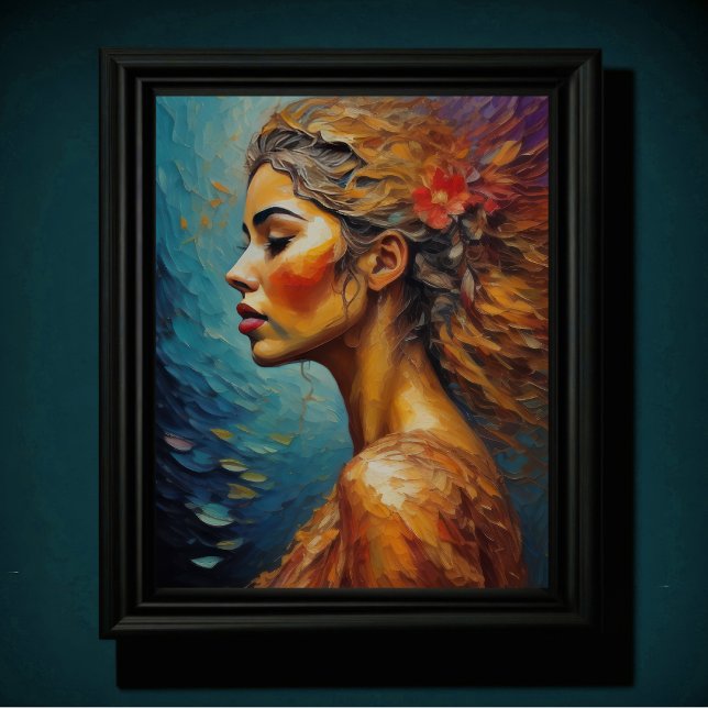 Painting of a Woman Poster (Creator Uploaded)