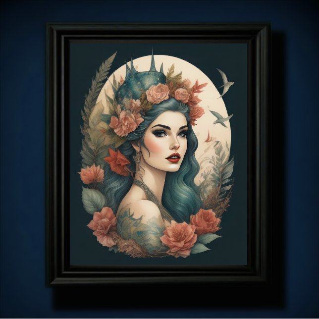 Painting of a Woman Poster (Creator Uploaded)