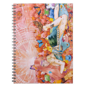 Painting of a woman title: The Afternoon Notebook