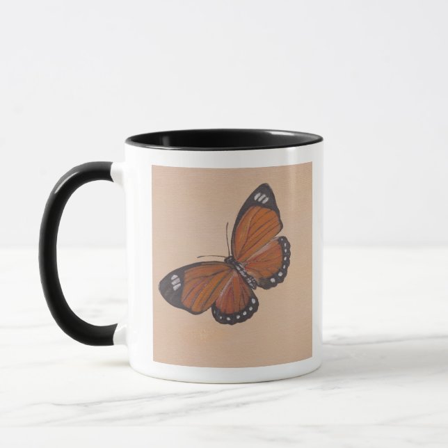Painting of butterfly mug (Left)