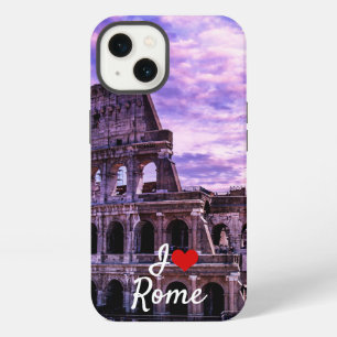 Painting of Colosseum in Rome at sunset iPhone 13 Case