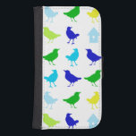 Painting of Coloured Birds by Chariklia Zarris Samsung S4 Wallet Case<br><div class="desc">Fill up your child's playroom with this painting of coloured birds by Chariklia Zarris. Green,  blue,  and yellow jump off the print. You are just waiting for these birds to spread their wings. Order you copy before they fly away!</div>