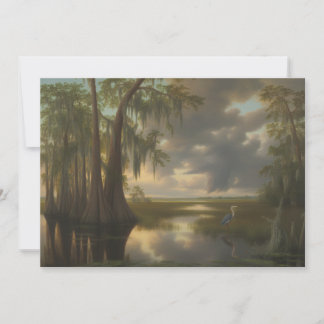 Painting of Everglades National Park Holiday Card