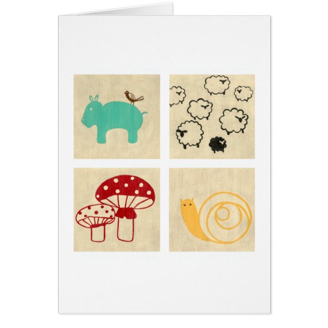 Painting of Four Children's Wood Blocks (Front)