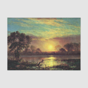 Painting of Owens Lake, California Tissue Paper
