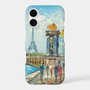 Painting Of Paris Eiffel Tower Scene