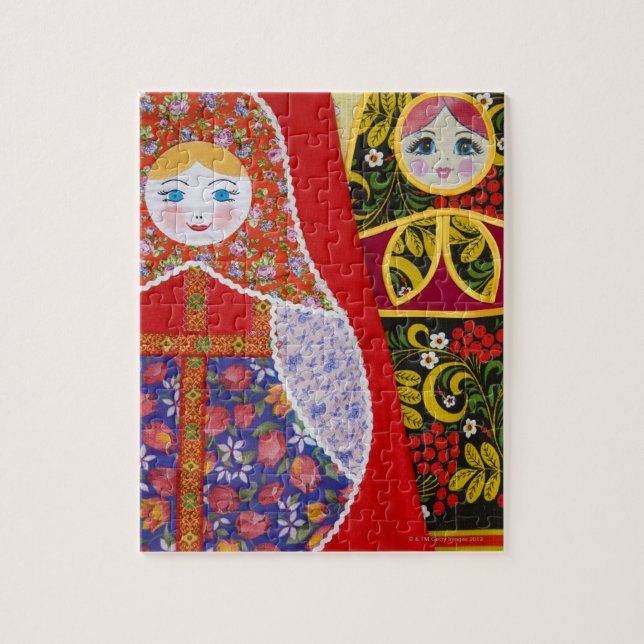 Painting of Russian Matryoshka doll Jigsaw Puzzle (Vertical)