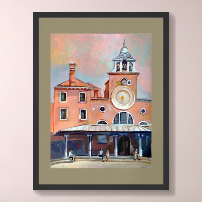 Painting of San Giacomo di Rialto, Venice, Italy Poster (Creator Uploaded)