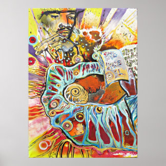 Painting of the artist RobSKY Poster