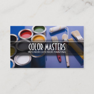 Painting Painter Construction Business Card