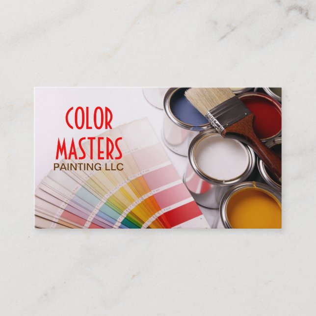 Painting, Painter , Construction ,Business Card (Front)