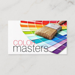 Painting, Painter, Construction, Design Business Card
