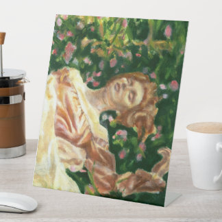 painting pedestal sign