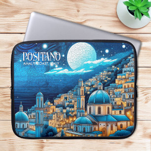 Painting Positano Amalfi Coast Italy Art Travel Laptop Sleeve