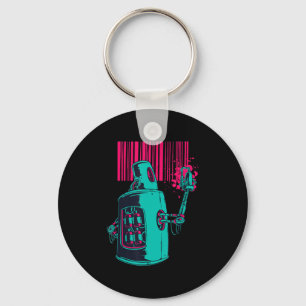Painting   Robot Spray Painting Grafi Bar Code Key Ring