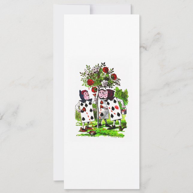 Painting Roses Red - Invitation / RSVP (Front)