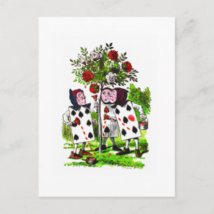 Painting Roses Red - Postcard / Invitation