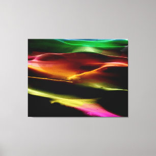 Painting sand dunes acrylic #10 canvas print