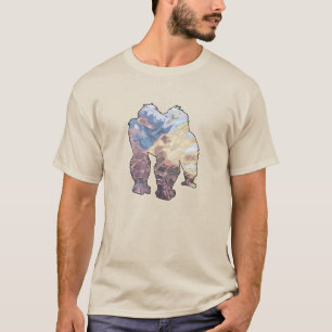 PAINTING SERIES - BLUE MONKEY FIRE LIGHT T-Shirt