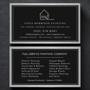 Painting Service House Painter Business Card