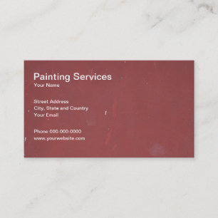 Painting Services Business Card