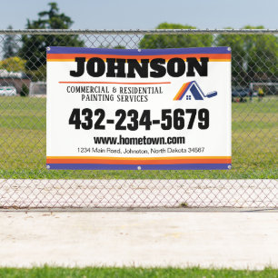 Painting Services Commercial Jobsite Banner