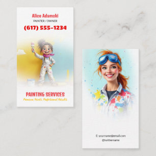 Painting Services Expert Painters Business Card