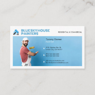 Painting Services Painter at work Business Card