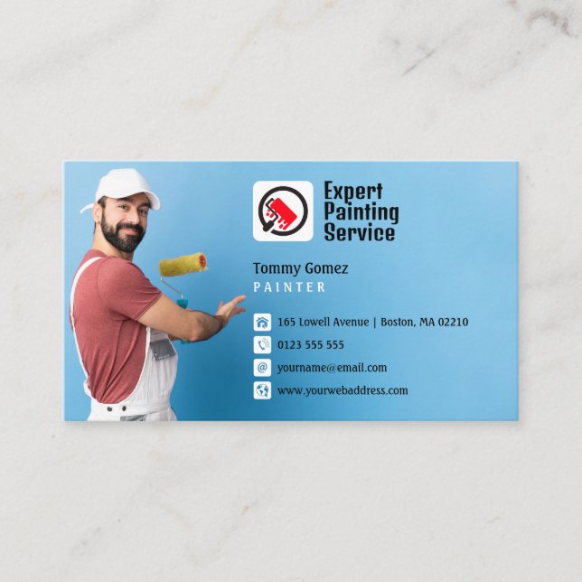 Painting Services | Painter Business Card (Front)
