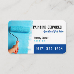 Painting Services   Painters Business Card