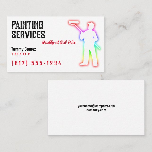 Painting Services | Painters Business Card (Front/Back)