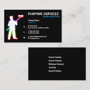 Painting Services Painters Business Card