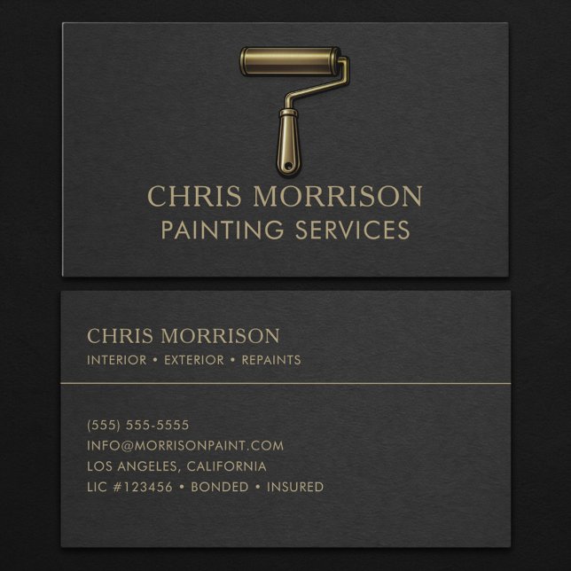 Painting Services Professional Business Card (Creator Uploaded)