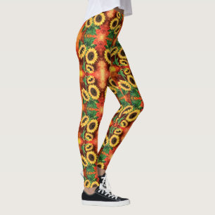 Painting Sunflowers Leggings