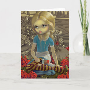 "Painting the Roses Red" Greeting Card