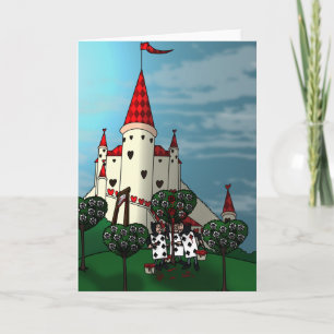 Painting The Roses Red Greeting Card