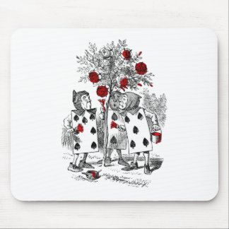 Painting the Roses Red Mouse Pad
