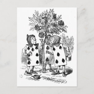 Painting The Roses Red Postcard