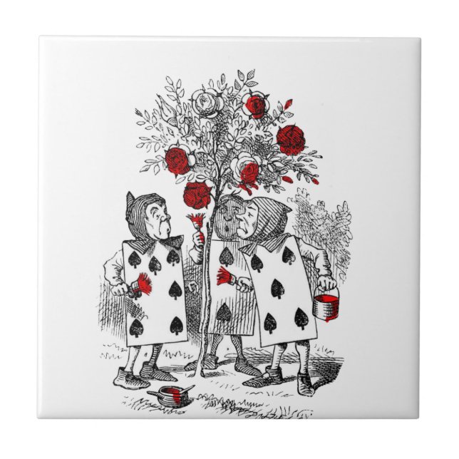 Painting the Roses Red Tile (Front)