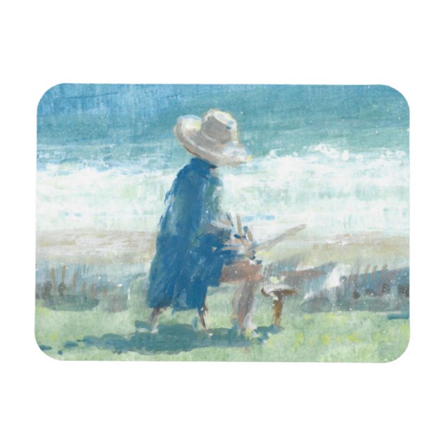 Painting the Sea Magnet (Horizontal)