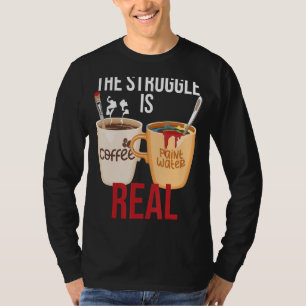 Painting The Struggle Is Real Funny Artist for Cof T-Shirt